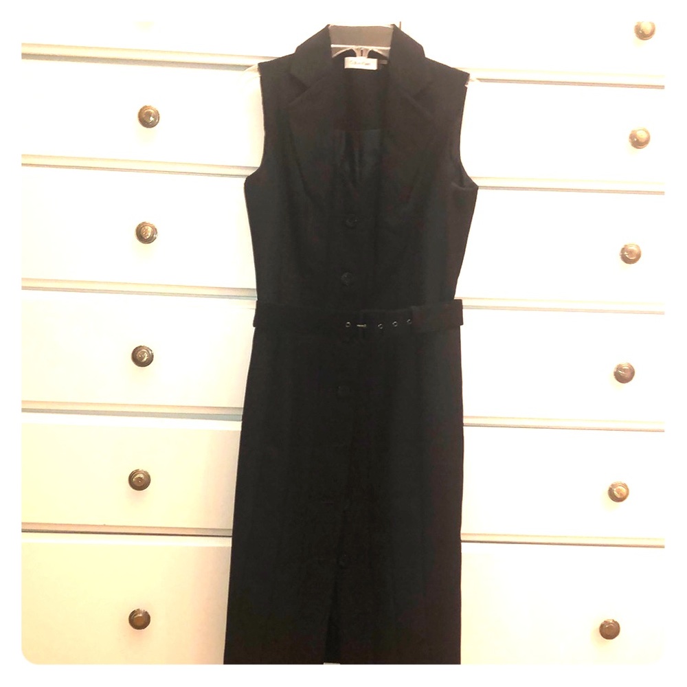 Navy Calvin Klein dress